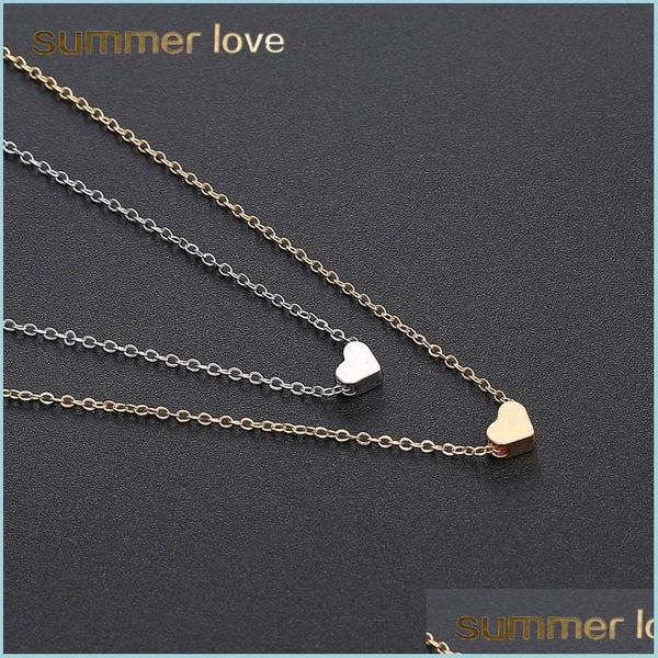pendant necklaces new classic clavicle chain necklace small love heart pendant for women girl gold sier choker party wedding jewelry dh5rh, Silver
pendant necklaces new classic clavicle chain necklace small love heart pendant for women girl gold sier choker party wedding jewelry dh5rh, Silver