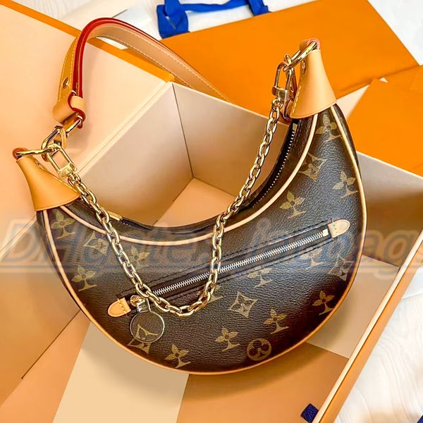 luxury m81098 half moon loop bag brown flower clutch handbag designer shoulder bags women's men croissant fashion gold chain tote cross
luxury m81098 half moon loop bag brown flower clutch handbag designer shoulder bags women's men croissant fashion gold chain tote cross