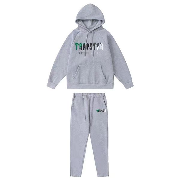 tracksuits trapstar embroidery pull designer mens rainbow towel decoding hooded sportswear men and women suit zipper trousers suit k939, Gray
tracksuits trapstar embroidery pull designer mens rainbow towel decoding hooded sportswear men and women suit zipper trousers suit k939, Gray