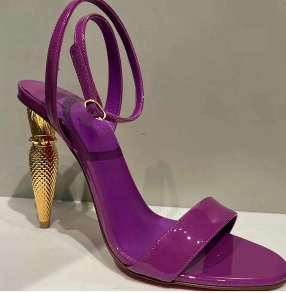 europe's women shoes sandal latest women's high-heeled slippers fashion fish mouth shoes special-shaped gold heel design multi-col, Black
europe's women shoes sandal latest women's high-heeled slippers fashion fish mouth shoes special-shaped gold heel design multi-col, Black