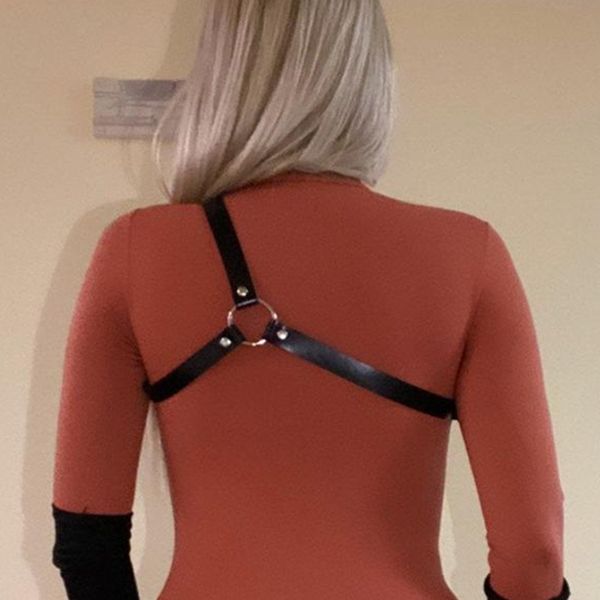 costumes woman lingerie leather chset harness body bondage straps punk goth erotic accessories cosplay costume fetish wear, Black
costumes woman lingerie leather chset harness body bondage straps punk goth erotic accessories cosplay costume fetish wear, Black
