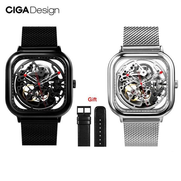original xiaomi youpin ciga design watch automatic hollowing mechanical watch male square mechanical watches cyx-c7 3002455249y, Slivery;brown
original xiaomi youpin ciga design watch automatic hollowing mechanical watch male square mechanical watches cyx-c7 3002455249y, Slivery;brown