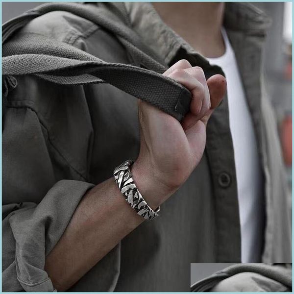 bangle bangle fashion vintage irregar twisted bandage geometry open wide bangles for men trend jewelry giftbangle drop delivery brace dhnrm, Black
bangle bangle fashion vintage irregar twisted bandage geometry open wide bangles for men trend jewelry giftbangle drop delivery brace dhnrm, Black