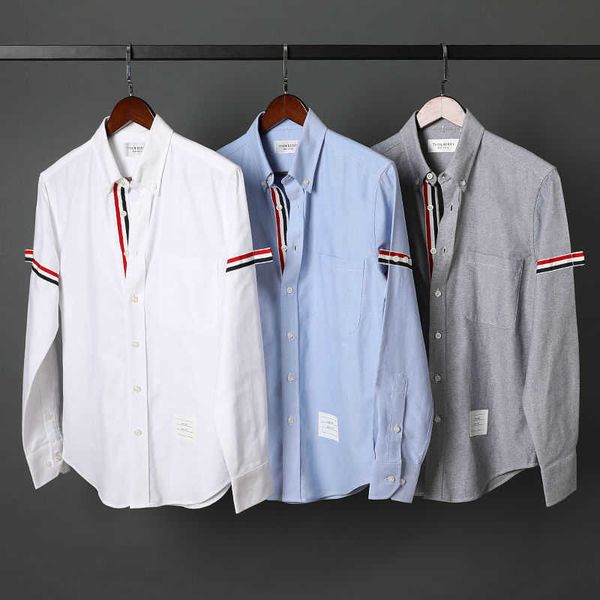 luxury brand shirts thoms brownns blouse designers thick tb shirt autumn and winter men's long sleeve fashion slim casual women, White;black
luxury brand shirts thoms brownns blouse designers thick tb shirt autumn and winter men's long sleeve fashion slim casual women, White;black
