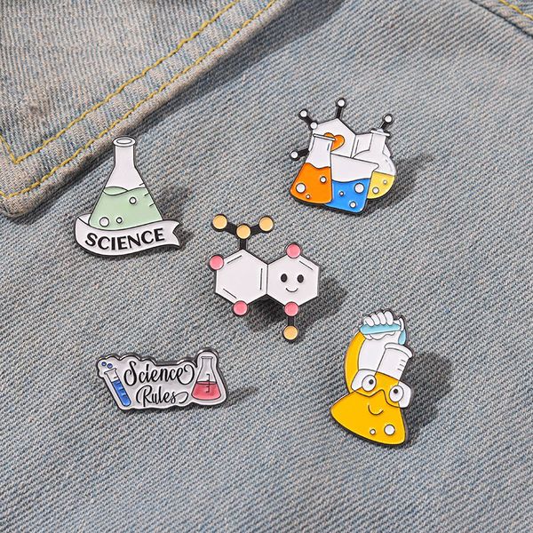 chemistry lab enamel pin custom brooches for bag clothes lapel pin science experiment badge element molecular structure jewelry, Blue
chemistry lab enamel pin custom brooches for bag clothes lapel pin science experiment badge element molecular structure jewelry, Blue