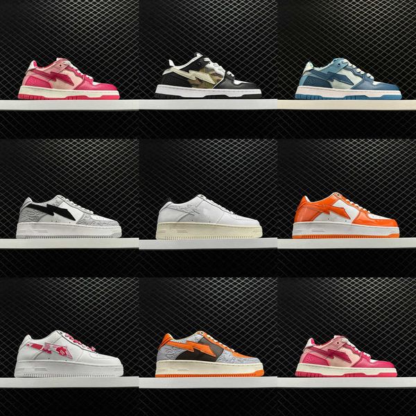 designer mens women casual shoes platform sneakers bapestas a baped sk8 sta black white green bapesta skate low trainers plate-forme 36-46
designer mens women casual shoes platform sneakers bapestas a baped sk8 sta black white green bapesta skate low trainers plate-forme 36-46