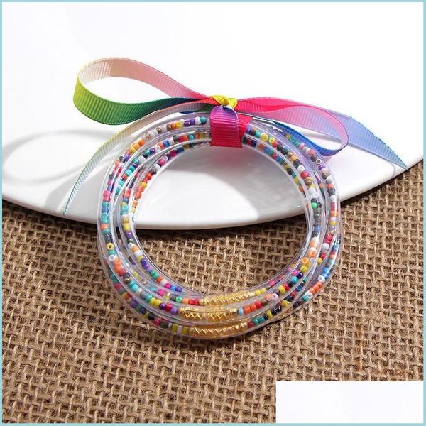 bangle bangle 5 pcs/set glitter jelly bangles 32 color beads filled sile plastic bowknot women girls all weather wholesalebangle dro dhuiw, Black
bangle bangle 5 pcs/set glitter jelly bangles 32 color beads filled sile plastic bowknot women girls all weather wholesalebangle dro dhuiw, Black