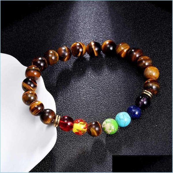 beaded natural stone tiger eye 7 chakra bracelets bangles yoga nce beads buddha prayer elastic bracelet men women jewelry gift drop d dh9h6, Black
beaded natural stone tiger eye 7 chakra bracelets bangles yoga nce beads buddha prayer elastic bracelet men women jewelry gift drop d dh9h6, Black