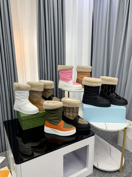 luxury designer women boots wool snow boots horse buckle warm boot thick soled high casual wear fashion size 35-41, Black
luxury designer women boots wool snow boots horse buckle warm boot thick soled high casual wear fashion size 35-41, Black