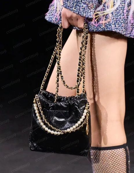 original quality lambskin 22 pearl bag small luxury designer shopping pearl chain tote handbags gold silver hardware women quilted shoulder
original quality lambskin 22 pearl bag small luxury designer shopping pearl chain tote handbags gold silver hardware women quilted shoulder
