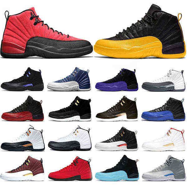 12s dr shoes men basketball 12 reverse game dark grey concord university gold mens trainers sports sneakers size 7-13, Black
12s dr shoes men basketball 12 reverse game dark grey concord university gold mens trainers sports sneakers size 7-13, Black