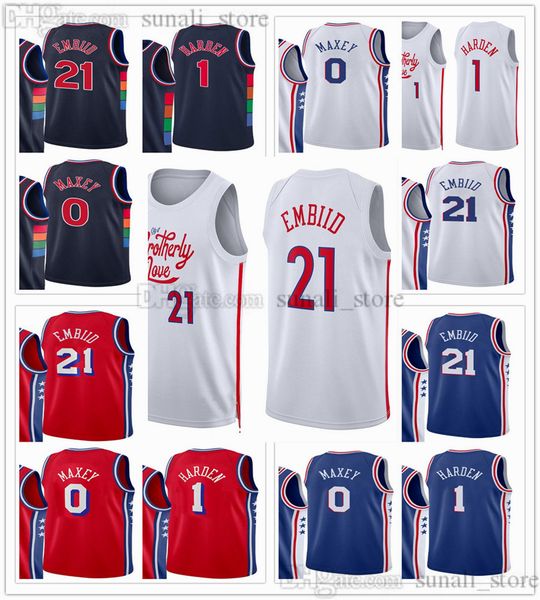 2022-23 city white jerseys basketball joel embiid 21 james harden 1 tyrese maxey 0 matisse thybulle 22 statement red blue edition men women, Black;red
2022-23 city white jerseys basketball joel embiid 21 james harden 1 tyrese maxey 0 matisse thybulle 22 statement red blue edition men women, Black;red