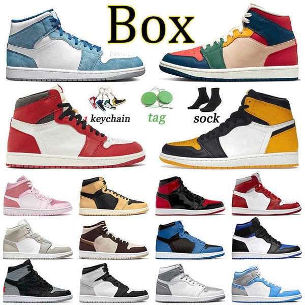 classic 1 jumpman offs white basketball shoes high og heirloom men designer sneakers sports french blue fire red 1s trainers multi color bxt, Black;white
classic 1 jumpman offs white basketball shoes high og heirloom men designer sneakers sports french blue fire red 1s trainers multi color bxt, Black;white