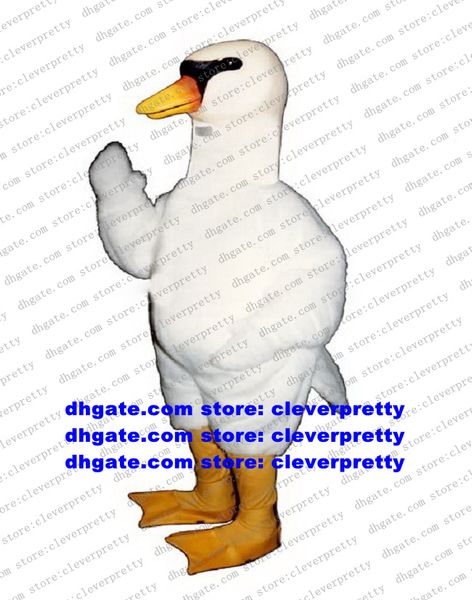 white long fur swan cygnus mascot costume goose geese cartoon character brand ideneity preschool education zx2429, Red;yellow
white long fur swan cygnus mascot costume goose geese cartoon character brand ideneity preschool education zx2429, Red;yellow