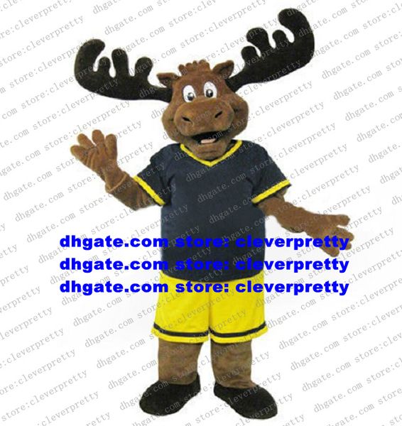 quiet mascot costume brown red deer wapiti moose alces elk fancy dress with pink tongue blue shirt yellow shorts no.8406 fs, Red;yellow
quiet mascot costume brown red deer wapiti moose alces elk fancy dress with pink tongue blue shirt yellow shorts no.8406 fs, Red;yellow