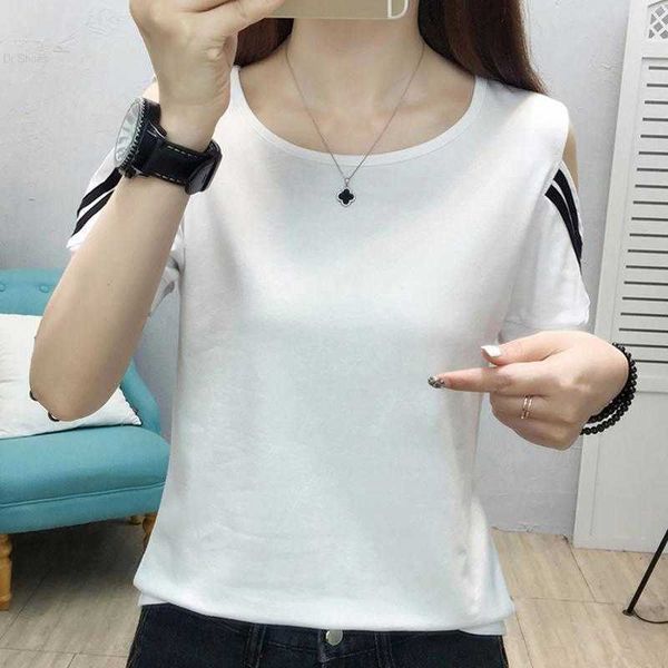 women's t-shirt shintimes off shoulder t shirt women striped tshirt white 2021 summer womens black woman clothes tee femme
women's t-shirt shintimes off shoulder t shirt women striped tshirt white 2021 summer womens black woman clothes tee femme