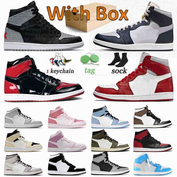 university blue 1 1s basketball designer shoes chenille mens womens georgetown jumpman sneakers bred patent sports shadow grey camo trainers, Black;white
university blue 1 1s basketball designer shoes chenille mens womens georgetown jumpman sneakers bred patent sports shadow grey camo trainers, Black;white