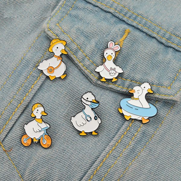 lovely animal enamel pin custom goose duck shopping swim cycling brooch bag lapel pin cartoon funny badge jewelry gift for kid, Blue
lovely animal enamel pin custom goose duck shopping swim cycling brooch bag lapel pin cartoon funny badge jewelry gift for kid, Blue