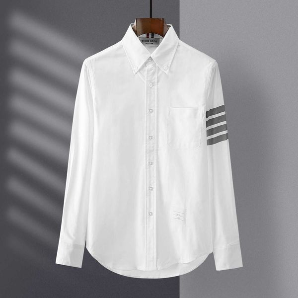 luxury brand shirts thoms brownns blouse designers fashion tb four long sleeve sleeves grey stripe men's and women's fitted casual, White;black
luxury brand shirts thoms brownns blouse designers fashion tb four long sleeve sleeves grey stripe men's and women's fitted casual, White;black