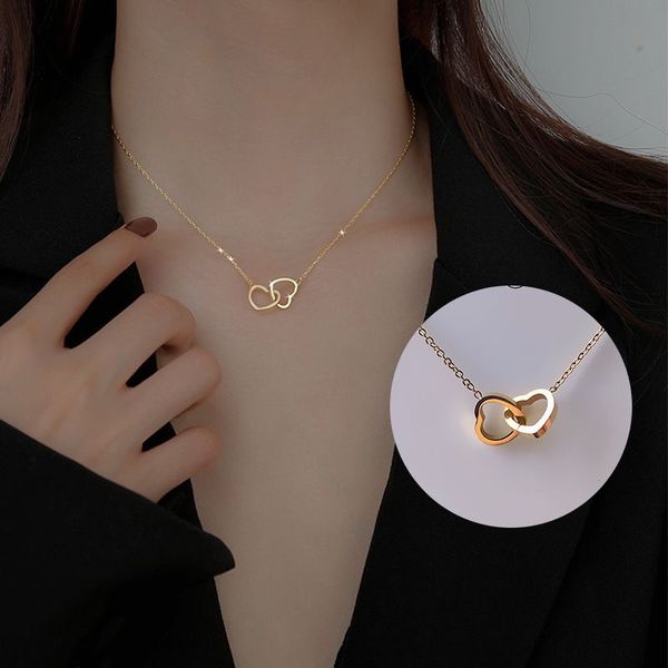 forever love heart pendant necklaces for women titanium steel 18k gold plated anniversary jewelry gift, Silver
forever love heart pendant necklaces for women titanium steel 18k gold plated anniversary jewelry gift, Silver
