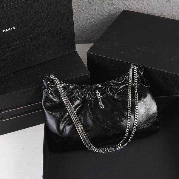 designer bags wrinkled oil wax genuine leather underarm bag metal chain bag shoulder crossbody bag
designer bags wrinkled oil wax genuine leather underarm bag metal chain bag shoulder crossbody bag
