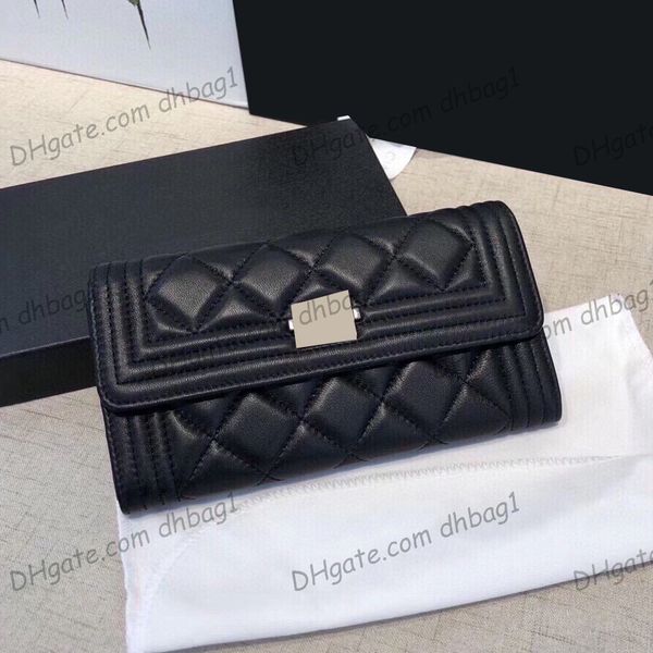 womens timeless boy bifold quilted lambskin wallet bags card holder multi pochette genuine leather aged silver metal hardware coin clutch de, Red;black
womens timeless boy bifold quilted lambskin wallet bags card holder multi pochette genuine leather aged silver metal hardware coin clutch de, Red;black