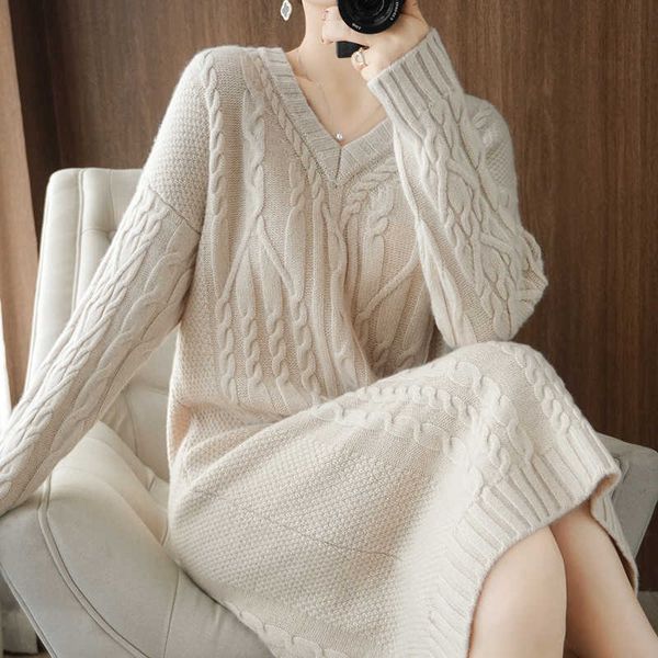 new 100% pure wool/cashmere dress women autumn winter thick long sweater v-neck twist large size knitted over-knee bag for hip skirt, Black;gray
new 100% pure wool/cashmere dress women autumn winter thick long sweater v-neck twist large size knitted over-knee bag for hip skirt, Black;gray