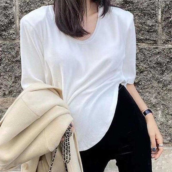 women's t-shirt summer t shirt women elasticity woman clothes oversize tshirt maxi female short sleeve cotton linen teewomen's, White
women's t-shirt summer t shirt women elasticity woman clothes oversize tshirt maxi female short sleeve cotton linen teewomen's, White