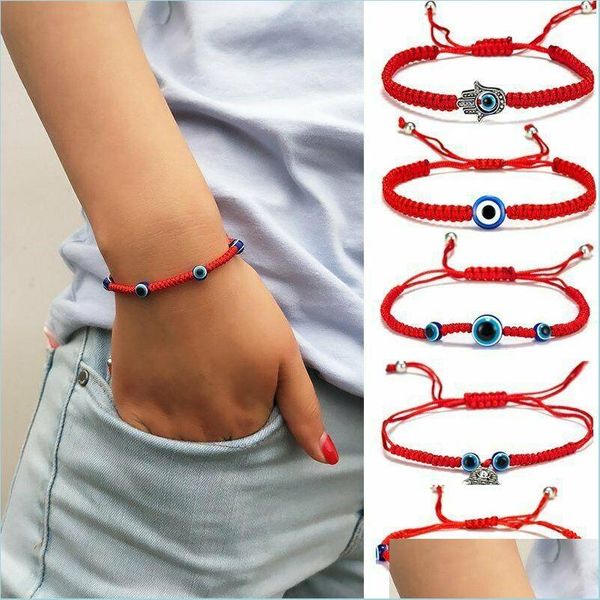 charm bracelets blue evil eye charm braided rope chains bracelets for women men turtle elephant hamsa hand red string bangle fashion dh87u, Golden;silver
charm bracelets blue evil eye charm braided rope chains bracelets for women men turtle elephant hamsa hand red string bangle fashion dh87u, Golden;silver