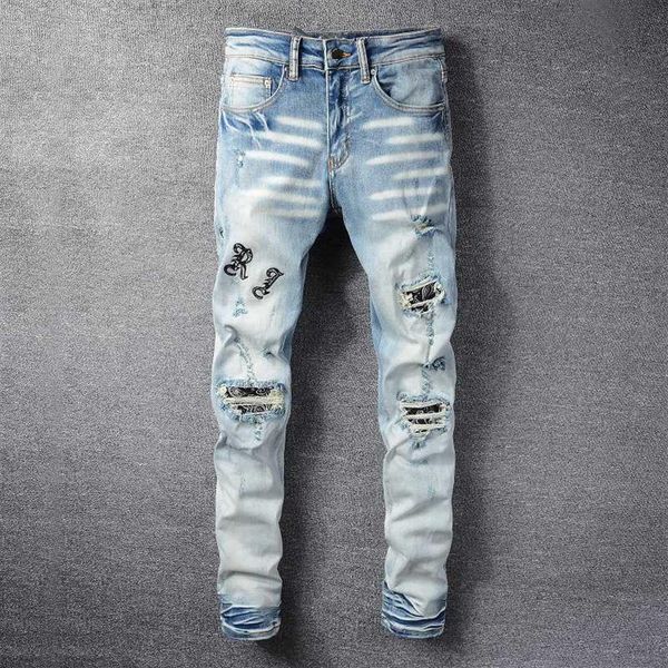 new us miri casual hip hop high street worn out and worn washed splash ink color painting slim fit jeans men's #828216k, Blue
new us miri casual hip hop high street worn out and worn washed splash ink color painting slim fit jeans men's #828216k, Blue
