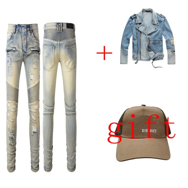 track pants jeans for men women jacket designer jeans light blue fit loose cotton denim jean hiphop windbreaker fashion pant & jeackets gift
track pants jeans for men women jacket designer jeans light blue fit loose cotton denim jean hiphop windbreaker fashion pant & jeackets gift