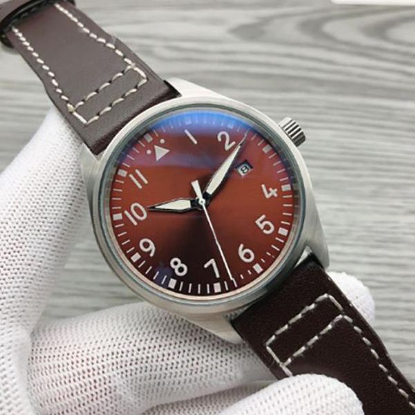 2022 luxury new men's watches automatic mechanical stainless steel black leather simple 41mm pilots watch mark xviii outdoor iw327012, Slivery;brown
2022 luxury new men's watches automatic mechanical stainless steel black leather simple 41mm pilots watch mark xviii outdoor iw327012, Slivery;brown