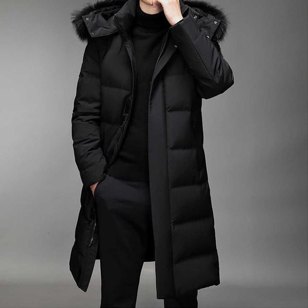 new 2022 men's down jacket winter thick length fur hat windproof raincoat trench coats, Black
new 2022 men's down jacket winter thick length fur hat windproof raincoat trench coats, Black