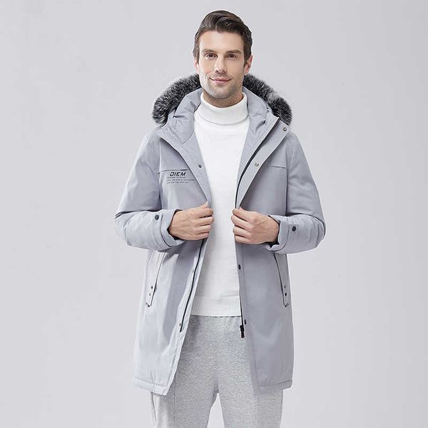winter long men's 90% duck down jackets with fur collar outdoor windproof warm hooded coats, Black
winter long men's 90% duck down jackets with fur collar outdoor windproof warm hooded coats, Black