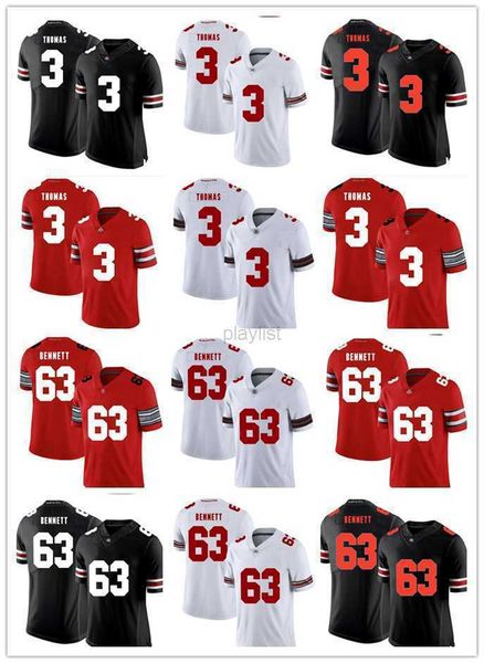 american college football wear 2023 ncaa osu football jerseys ohio state 3 michael thomas 63 michael bennett iv jerserys men women youth cus, Black
american college football wear 2023 ncaa osu football jerseys ohio state 3 michael thomas 63 michael bennett iv jerserys men women youth cus, Black