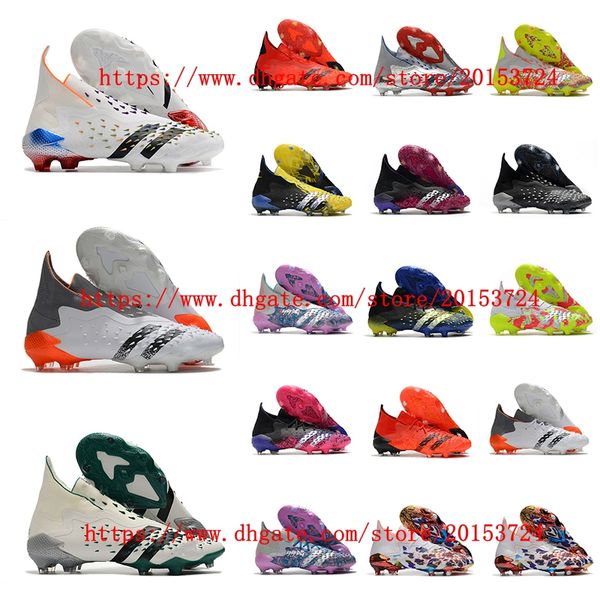 Image of PREDATOR FREAK FG mens soccer shoes cleats Outdoor football boots scarpe calcio Training Footwear Showpiece Pack