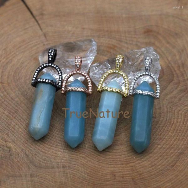 pendant necklaces healing aquamarines hexagonal column double terminated pencil jewelry metal electroplated in 45 10 mm pm7401, Silver
pendant necklaces healing aquamarines hexagonal column double terminated pencil jewelry metal electroplated in 45 10 mm pm7401, Silver
