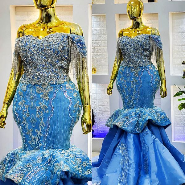 2022 arabic aso ebi luxurious mermaid prom dresses crystals lace beaded evening formal party second reception birthday engagement gowns dres, Black
2022 arabic aso ebi luxurious mermaid prom dresses crystals lace beaded evening formal party second reception birthday engagement gowns dres, Black
