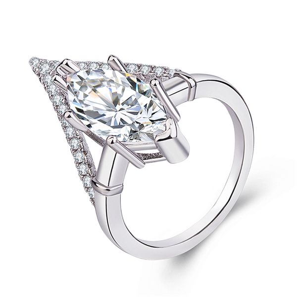 with side stones handicraft sells micro-zircon rings european and american women's rings tail, Silver
with side stones handicraft sells micro-zircon rings european and american women's rings tail, Silver