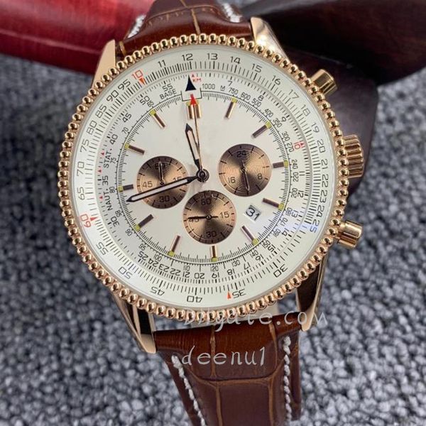 men's quartz battery watch rubber stainless steel classic strap watches 46mm luminous sapphire waterproof montre de lux, Slivery;brown
men's quartz battery watch rubber stainless steel classic strap watches 46mm luminous sapphire waterproof montre de lux, Slivery;brown