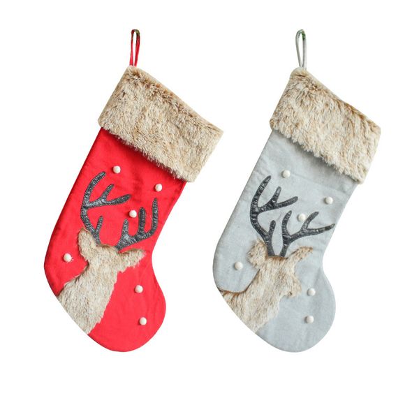 christmas stocking buffalo check with pom pom faux fur cuff deer applique red and black plaid home xmas tree mantel holiday decoration ornam
christmas stocking buffalo check with pom pom faux fur cuff deer applique red and black plaid home xmas tree mantel holiday decoration ornam