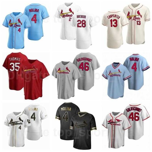 custom college wear baseball 4 yadier molina jersey 28 nolan arenado 46 paul goldschmidt 13 matt carpenter 35 lane thomas blue red white bla, Black
custom college wear baseball 4 yadier molina jersey 28 nolan arenado 46 paul goldschmidt 13 matt carpenter 35 lane thomas blue red white bla, Black
