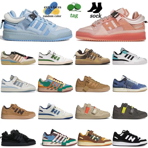 2023 with socks women mens casual shoes bad bunny x forum buckle low brown back to school pink easter egg og bright blue patchwork strap cin, Black
2023 with socks women mens casual shoes bad bunny x forum buckle low brown back to school pink easter egg og bright blue patchwork strap cin, Black