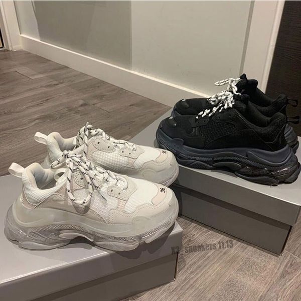 2022 paris crystal bottom triple s casual shoes dad platform sneakers for men women vintage old grandpa trainer eur 36-45 x55, Black
2022 paris crystal bottom triple s casual shoes dad platform sneakers for men women vintage old grandpa trainer eur 36-45 x55, Black