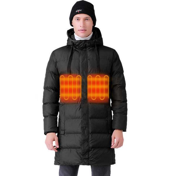 winter thickened long heating down jacket graphene usb warm cotton new, Black
winter thickened long heating down jacket graphene usb warm cotton new, Black