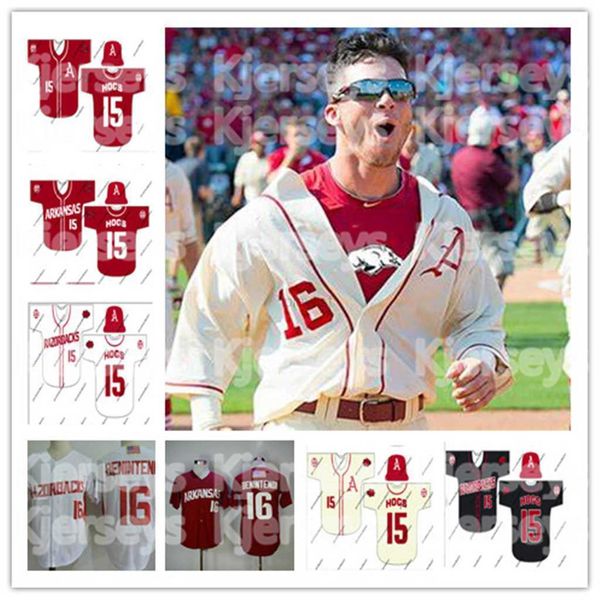 college baseball wears arkansas ncaa baseball jersey kevin kopps robert moore zack morris trevor ezell andrew stanley casey opitz gregory ja, Black
college baseball wears arkansas ncaa baseball jersey kevin kopps robert moore zack morris trevor ezell andrew stanley casey opitz gregory ja, Black
