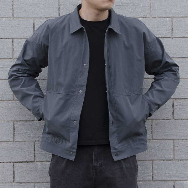 outerwear men's korean fashion lapel autumn new style casual loose versatile handsome workwear short jacket, Black;brown
outerwear men's korean fashion lapel autumn new style casual loose versatile handsome workwear short jacket, Black;brown