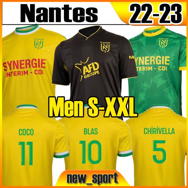 22 23 maillots fc nantes soccer jerseys sissoko 17 etoile 2022 2023 girotto coulibaly blas kolo muani simon black third football shirt men, Black;yellow
22 23 maillots fc nantes soccer jerseys sissoko 17 etoile 2022 2023 girotto coulibaly blas kolo muani simon black third football shirt men, Black;yellow