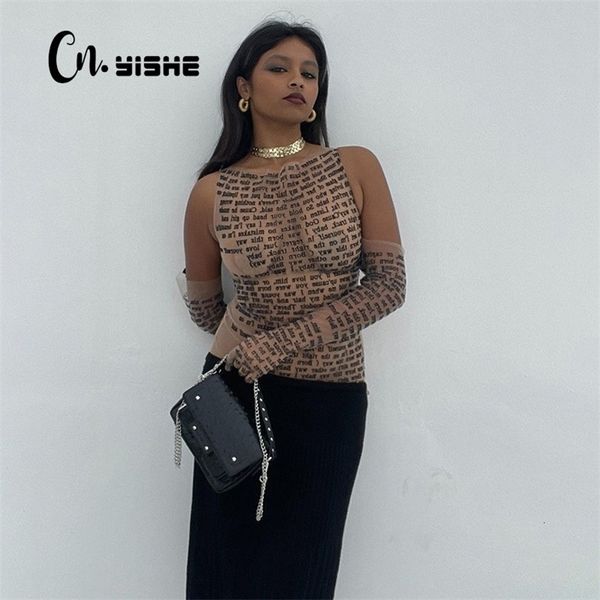 womens tshirt cnyishe streetwear letter print regular tshirt with gloves fashion off shoulder skinny shirt female spring tee blusas 221113, White
womens tshirt cnyishe streetwear letter print regular tshirt with gloves fashion off shoulder skinny shirt female spring tee blusas 221113, White