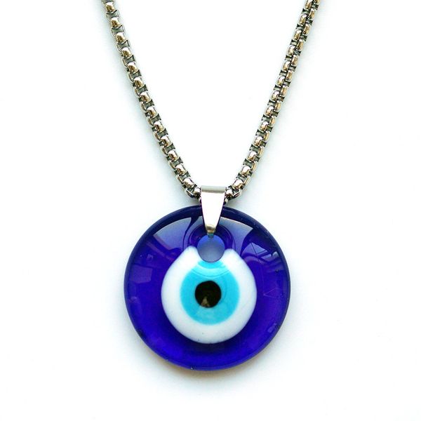 turkish evil eye necklace for women men blue glass eyes pendants with stainless steel chain protect lucky jewelry, Silver
turkish evil eye necklace for women men blue glass eyes pendants with stainless steel chain protect lucky jewelry, Silver